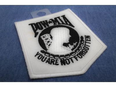 White POW MIA Patch | US Military Veteran Patches